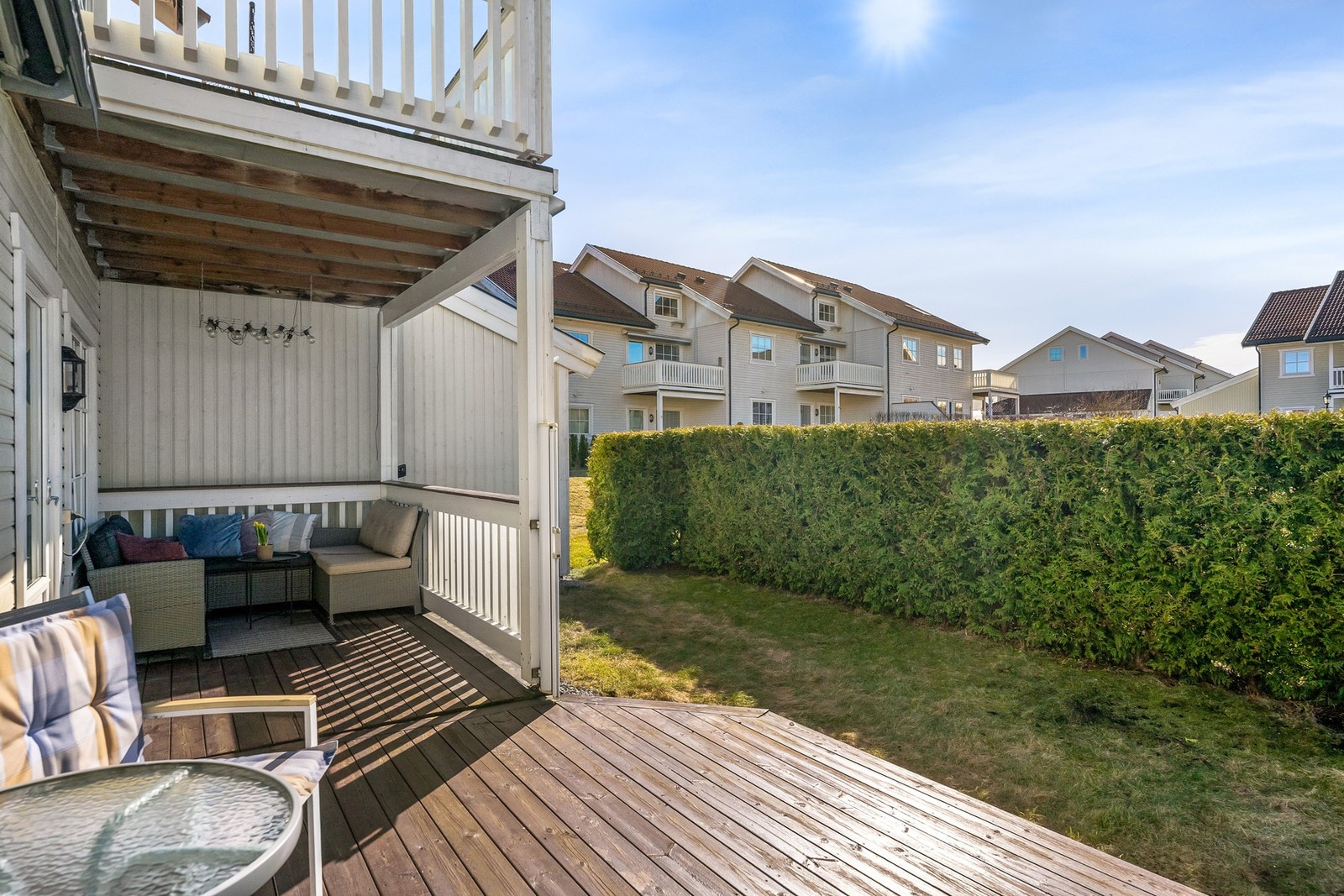 God plass til ønsket utendørsmøblement Galleribilde