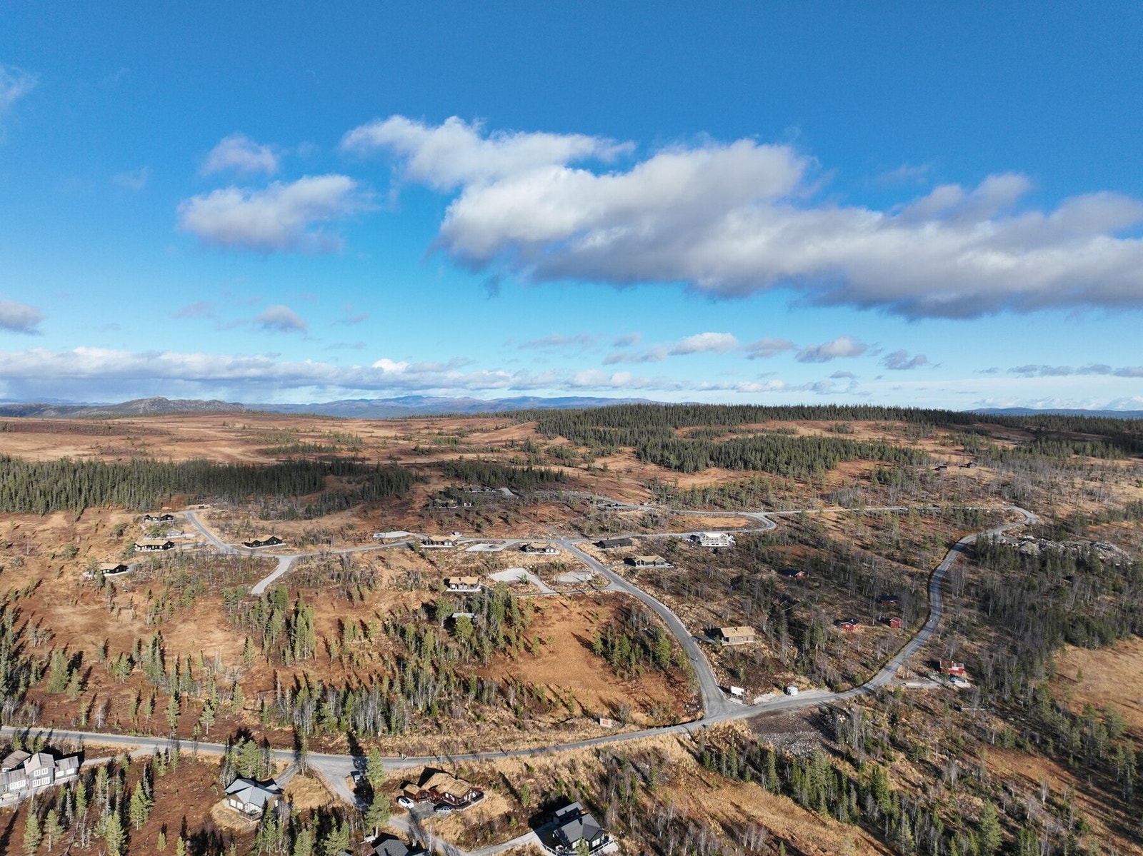 Dronebilde Høybulie. Galleribilde