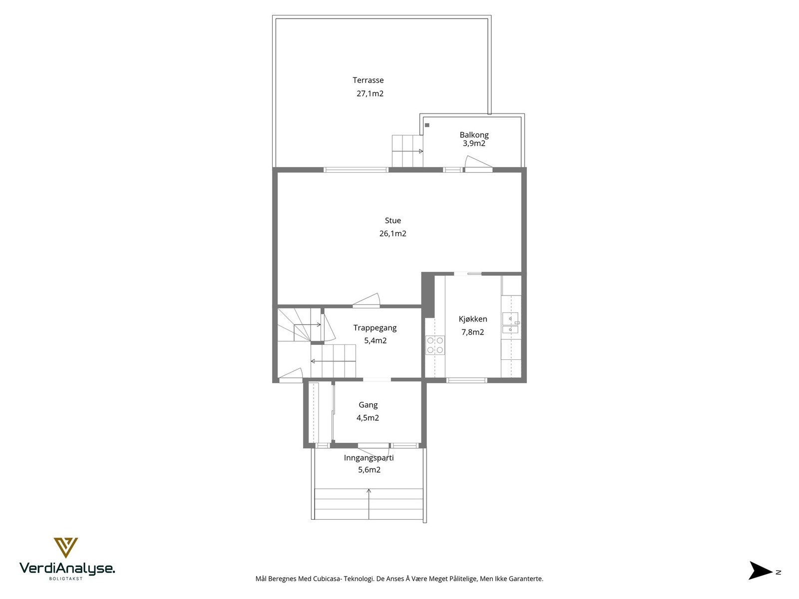 Planskisse 1. etasje. Galleribilde