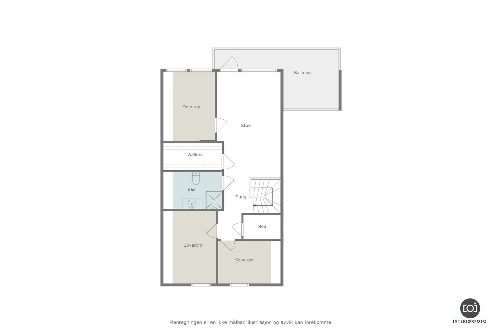 Plantegning 2.etg Galleribilde