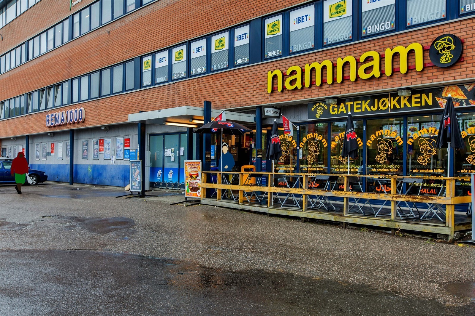 Kort vei til butikker på Hauketo. Galleribilde