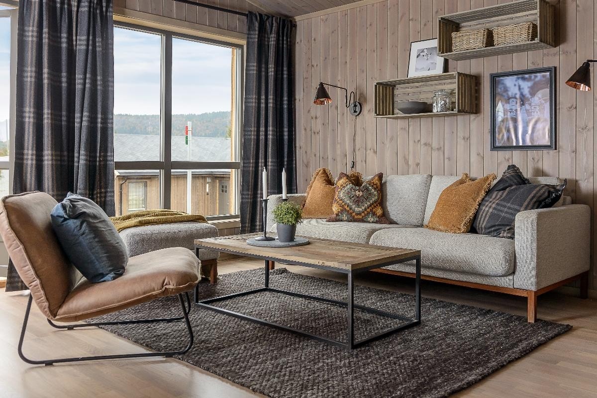 Interiørbilder fra en lik hytte. Farger og produkter kan avvike fra leveransen. Galleribilde