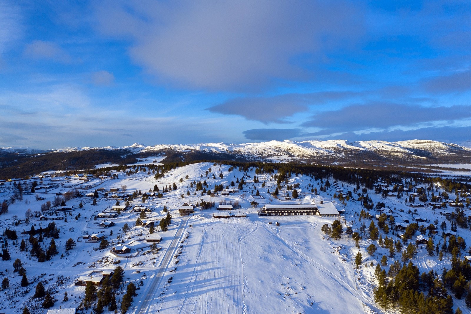 Langrennsløype går igjennom hyttefeltet Galleribilde