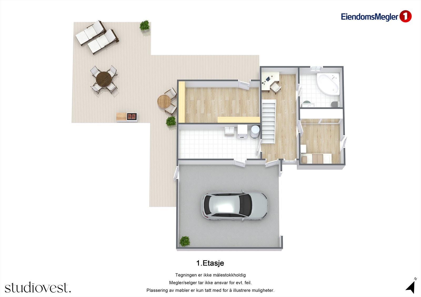 Planskisse Galleribilde