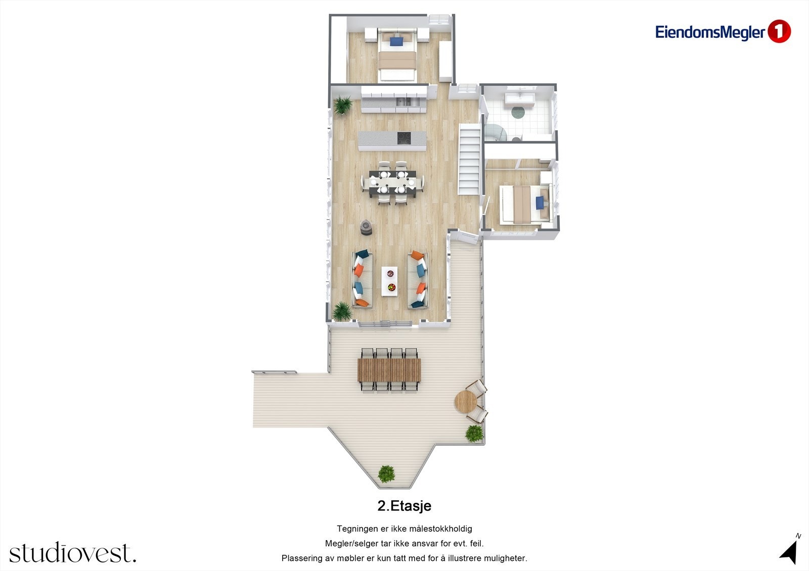 Planskisse Galleribilde