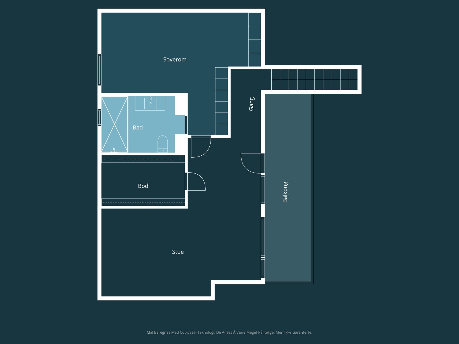 Plantegning 2. etasje Galleribilde