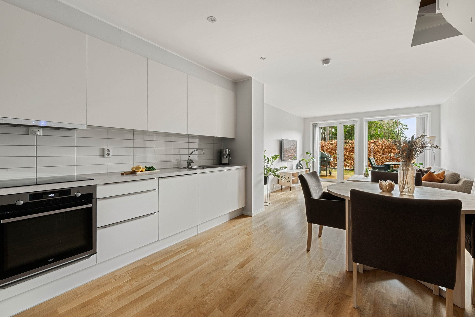 Åpen kjøkken og stueløsning Galleribilde