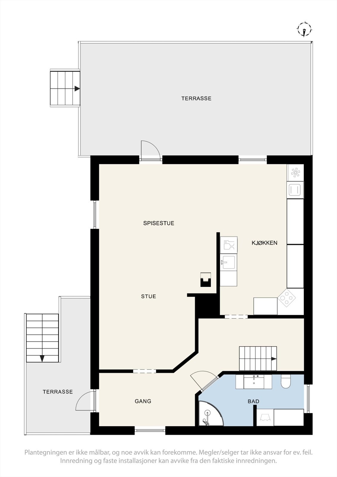 Plantegning 1. Etasje Galleribilde
