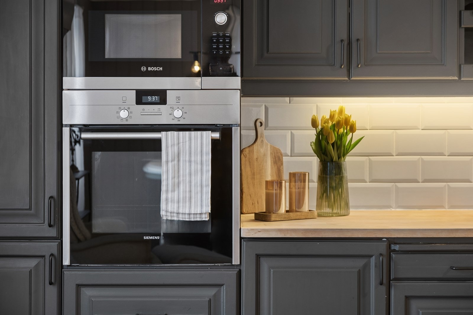 Hvitevarene består av tysk ingeniørkunst fra blant annet BOSCH og SIEMENS. Galleribilde