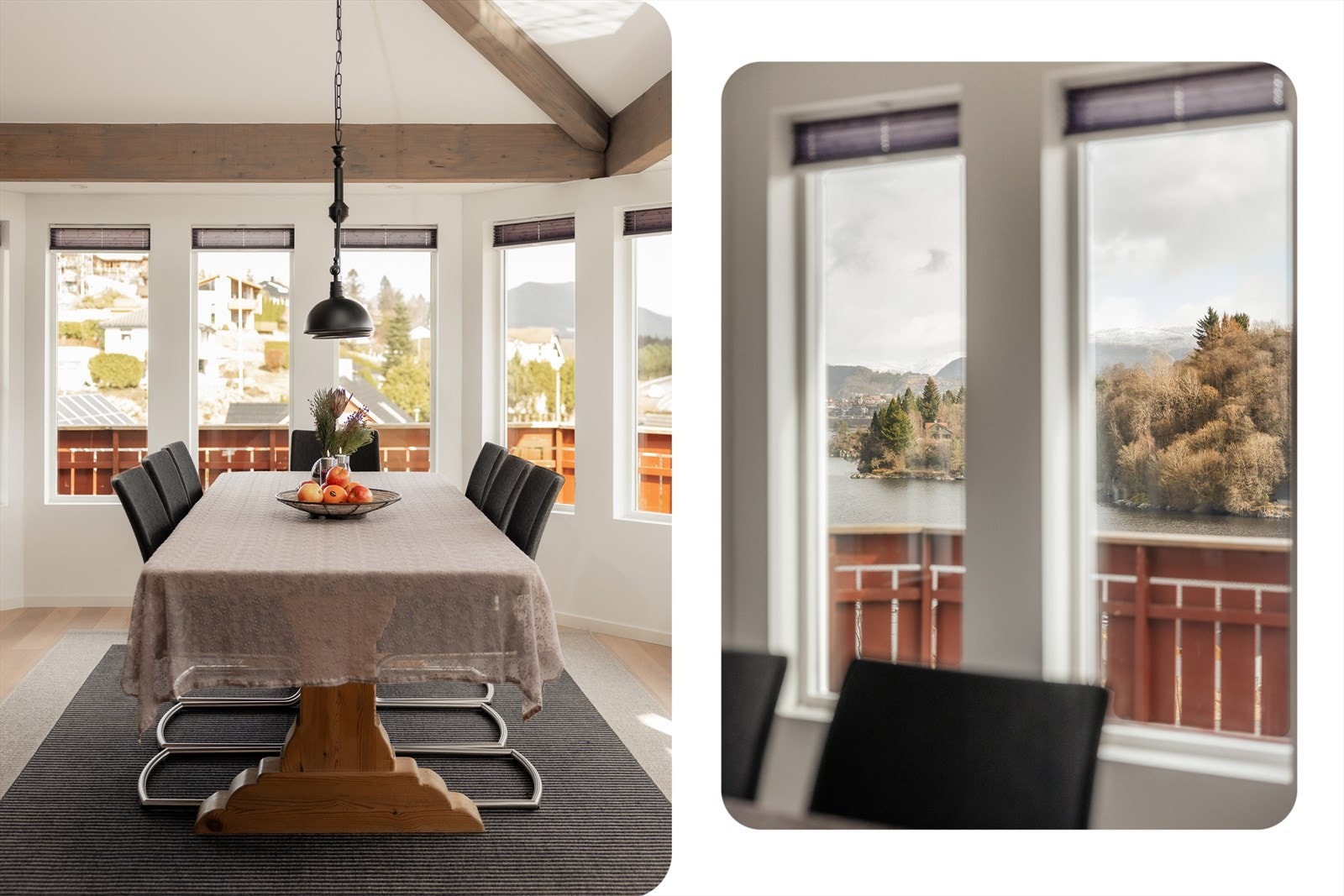 Fra kjøkkenet er det utgang til boligens terrasse Galleribilde