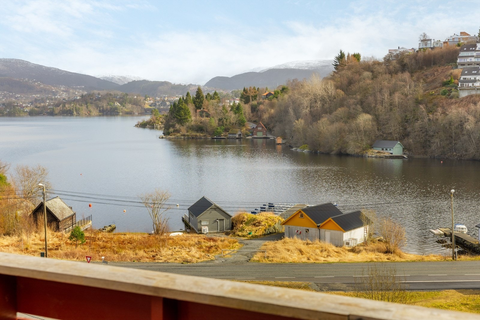 Utsikt fra terrasse Galleribilde