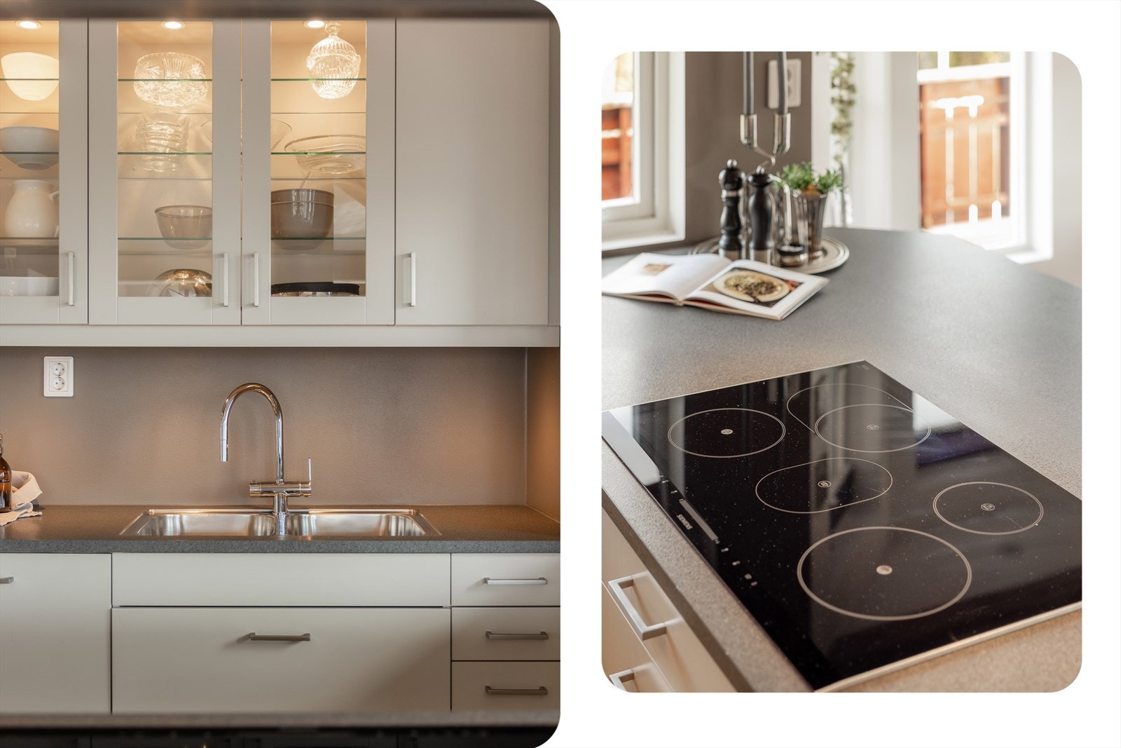 Her ligger alt til rette for å lage gode måltider, enten det er hverdag eller fest Galleribilde