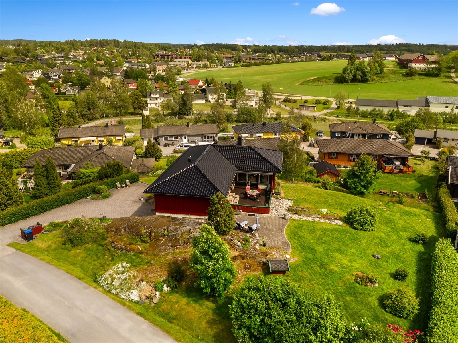 Dronefoto Galleribilde
