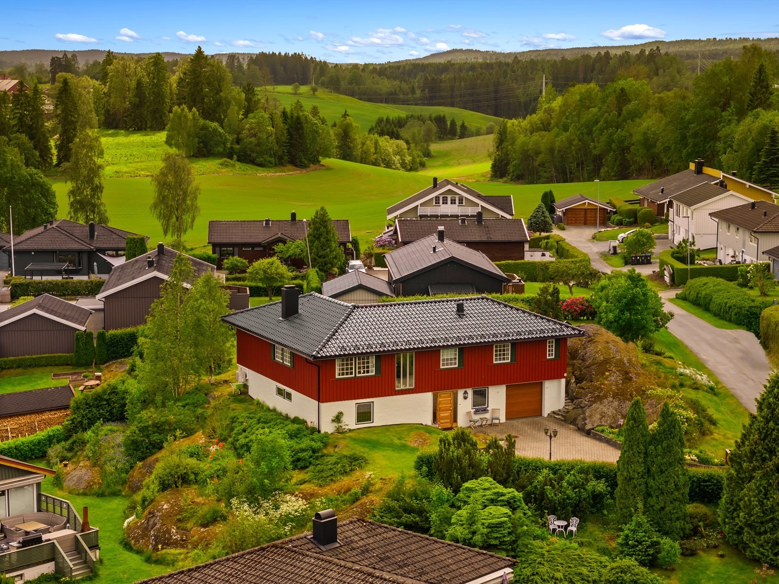 Dronefoto Galleribilde