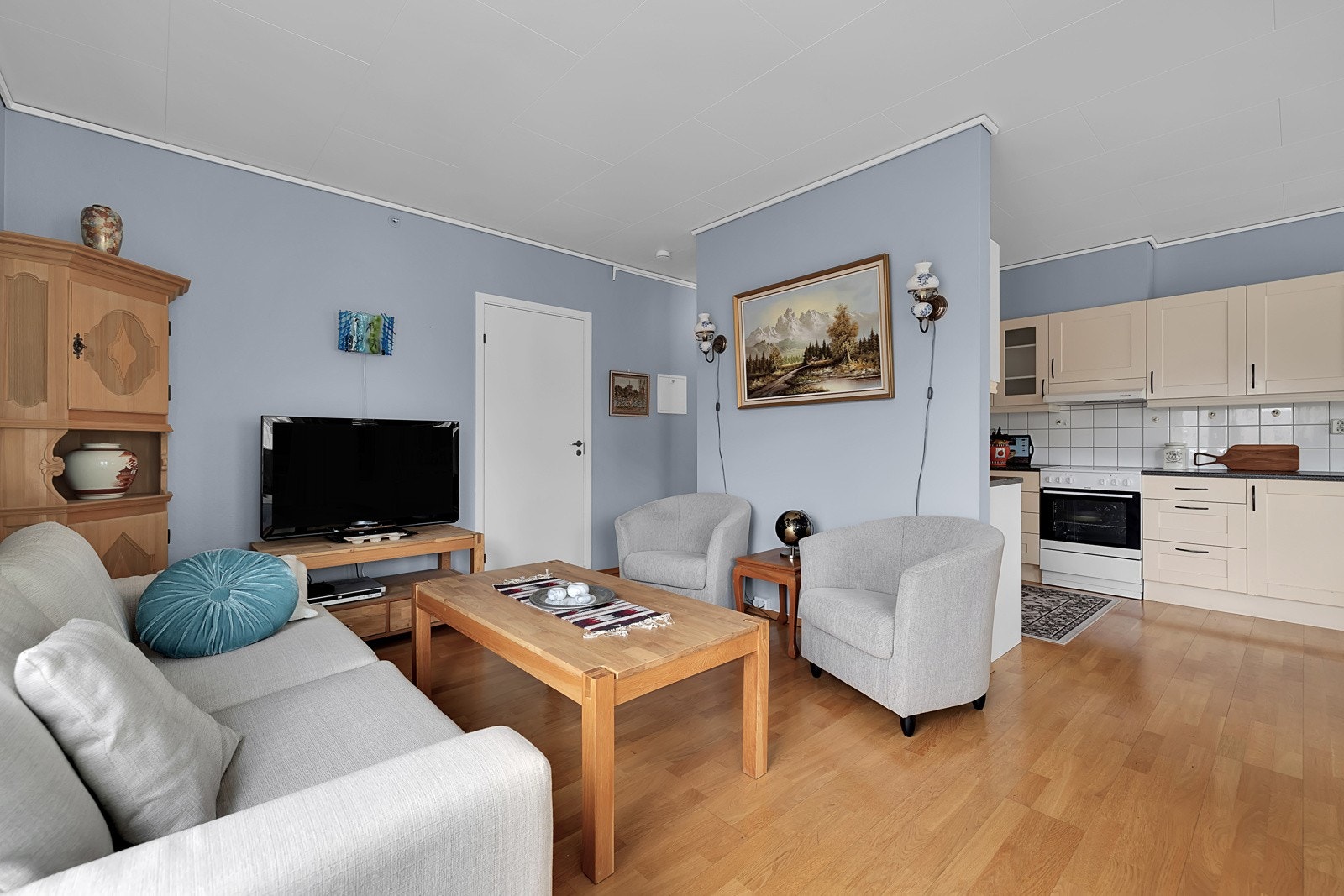 Lys og trivelig stue. Galleribilde