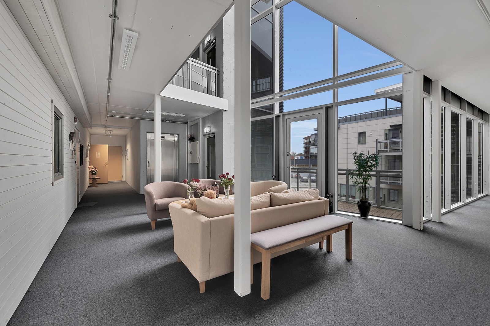 Fellesarealer i borettslaget. Galleribilde