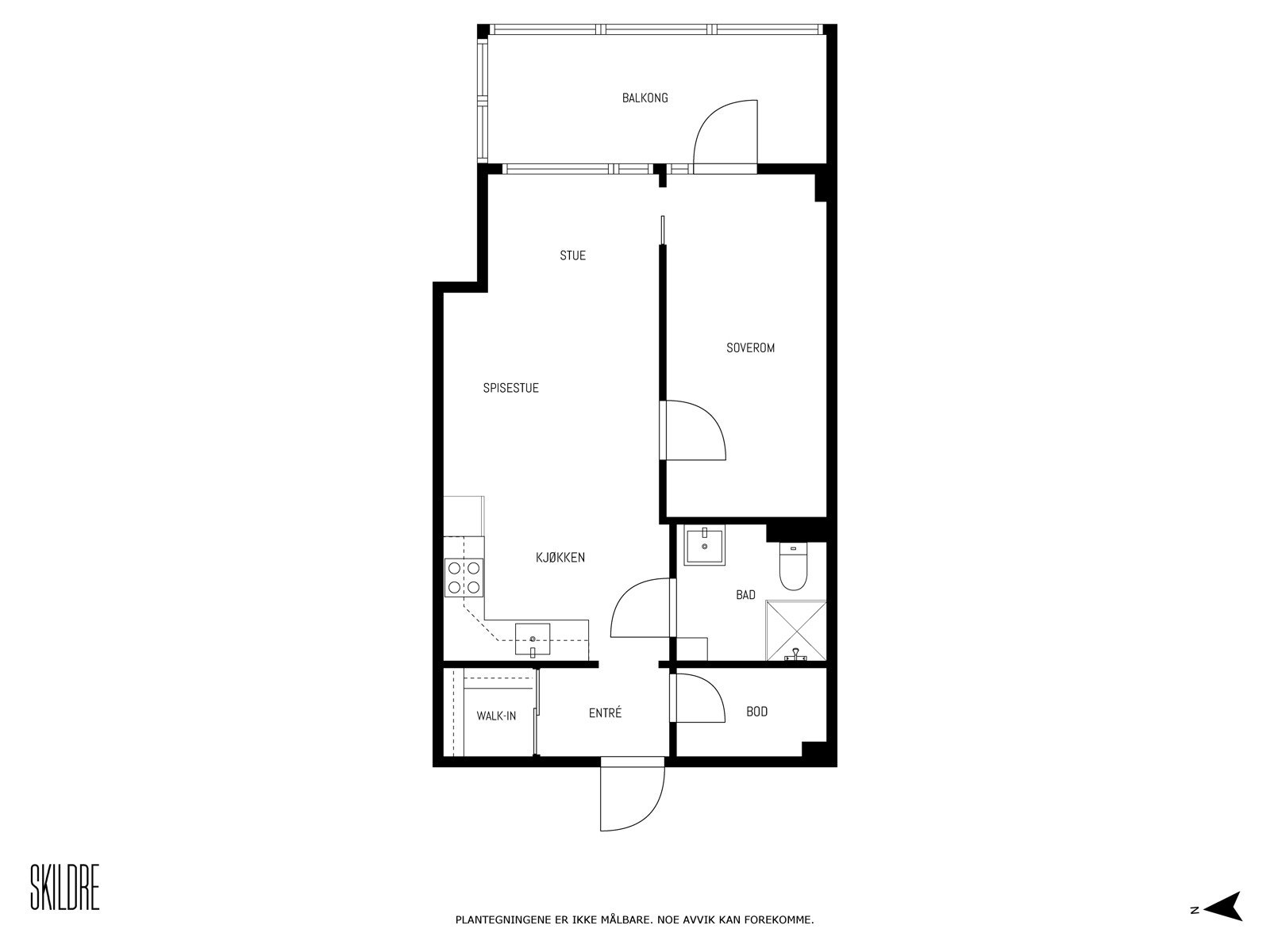 Plantegning Galleribilde