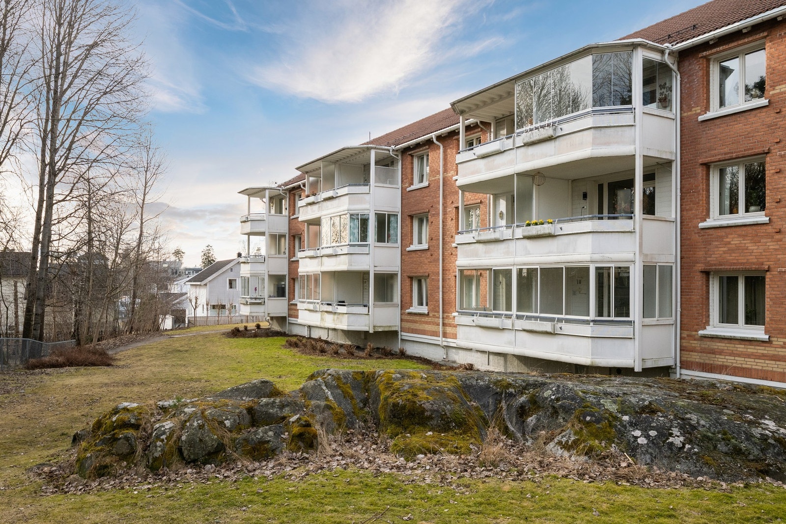 Boligen ligger fint til i 2. etasje. Galleribilde