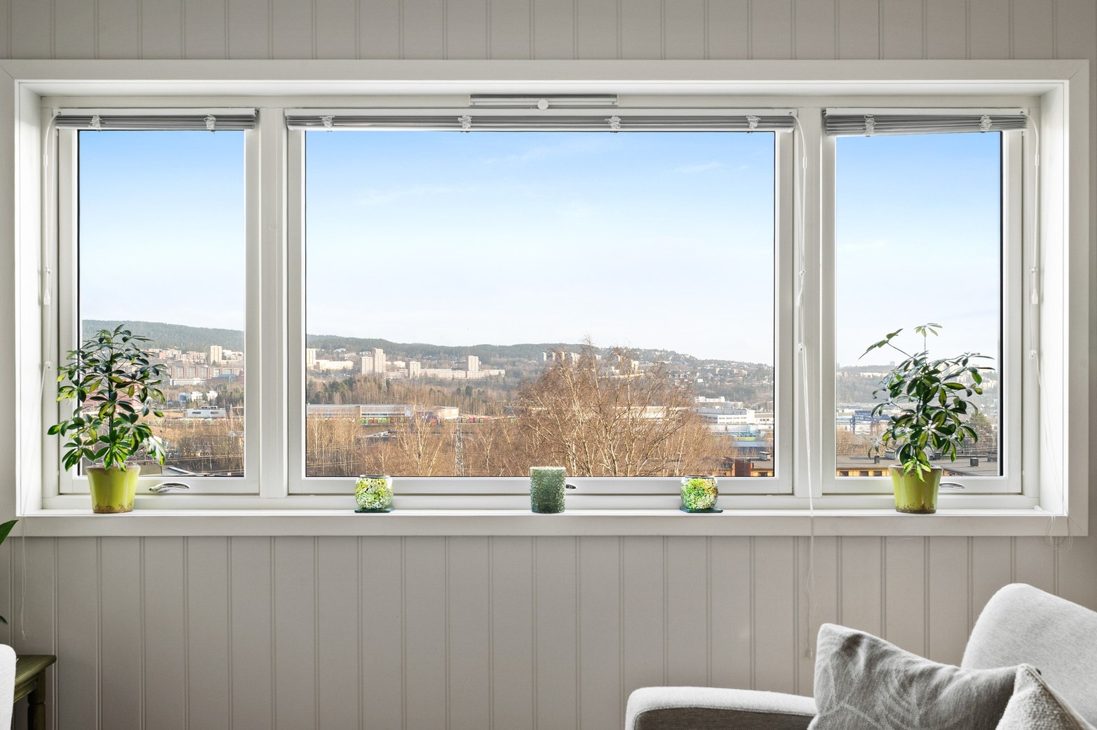 Hyggelig utsikt fra stuen. Galleribilde