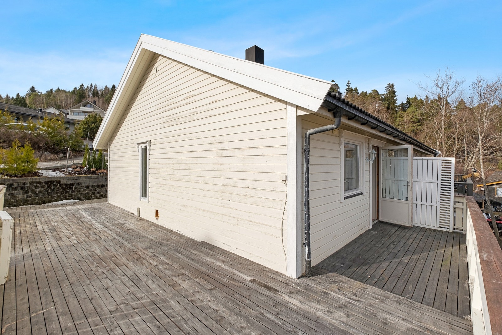 Romslig terrasse på 39 kvm. Galleribilde