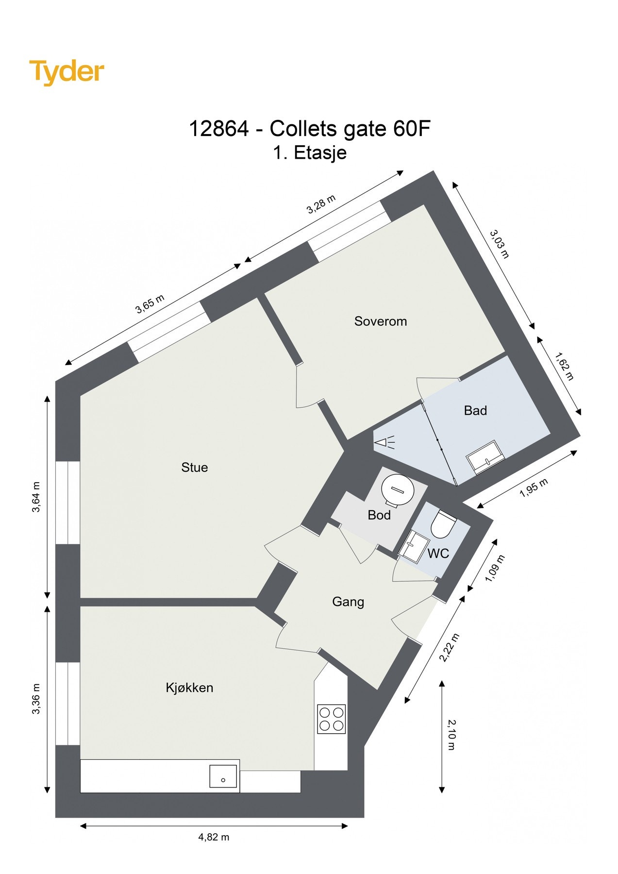 Planskisse. Galleribilde