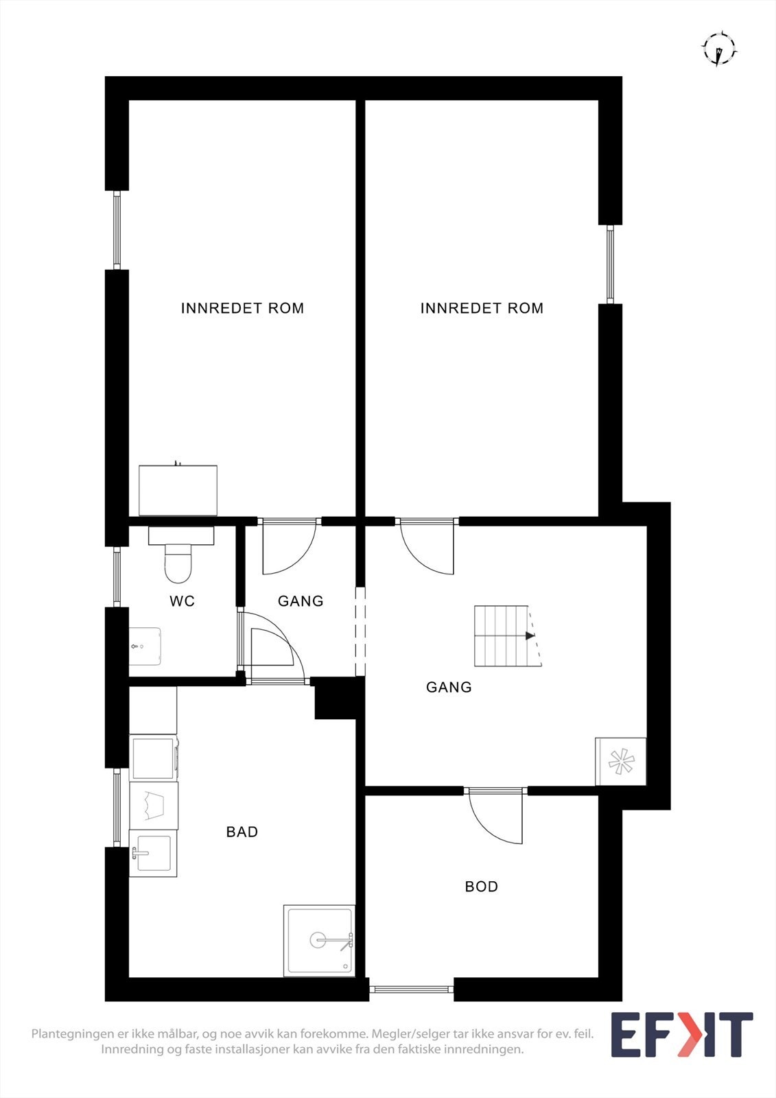 Plantegning kjeller Galleribilde