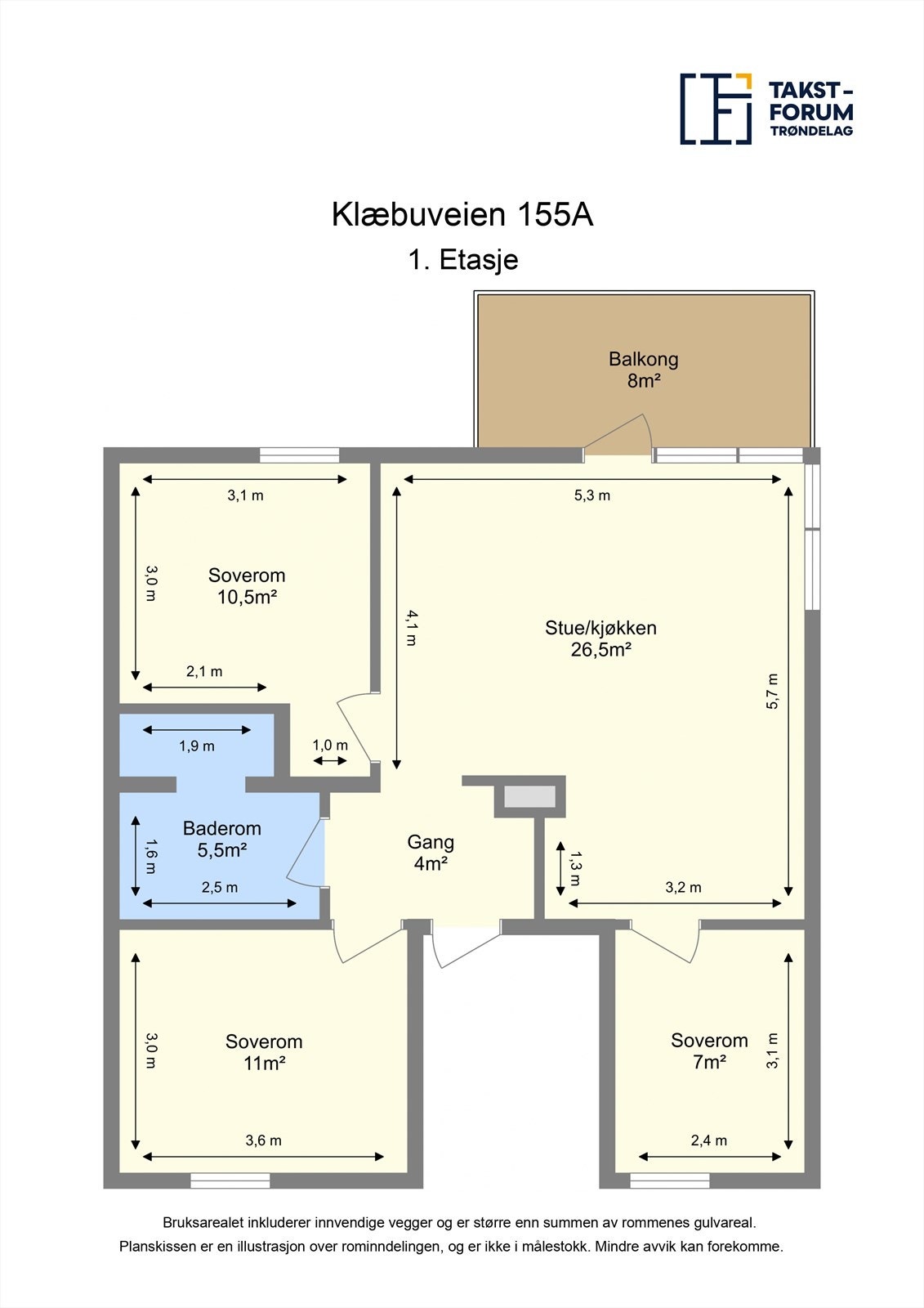 Plantegning Galleribilde