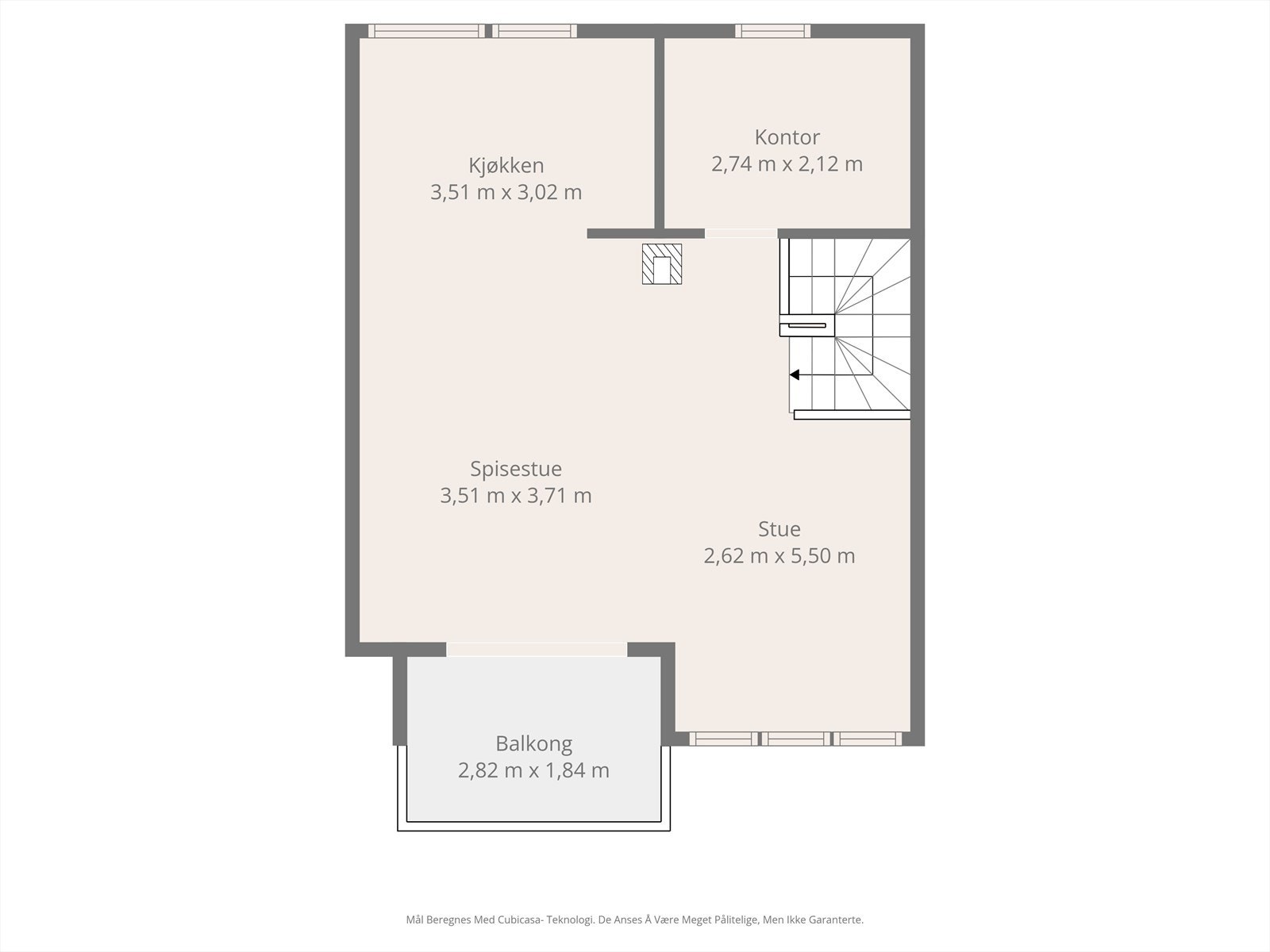 Plantegning 3.etg Galleribilde