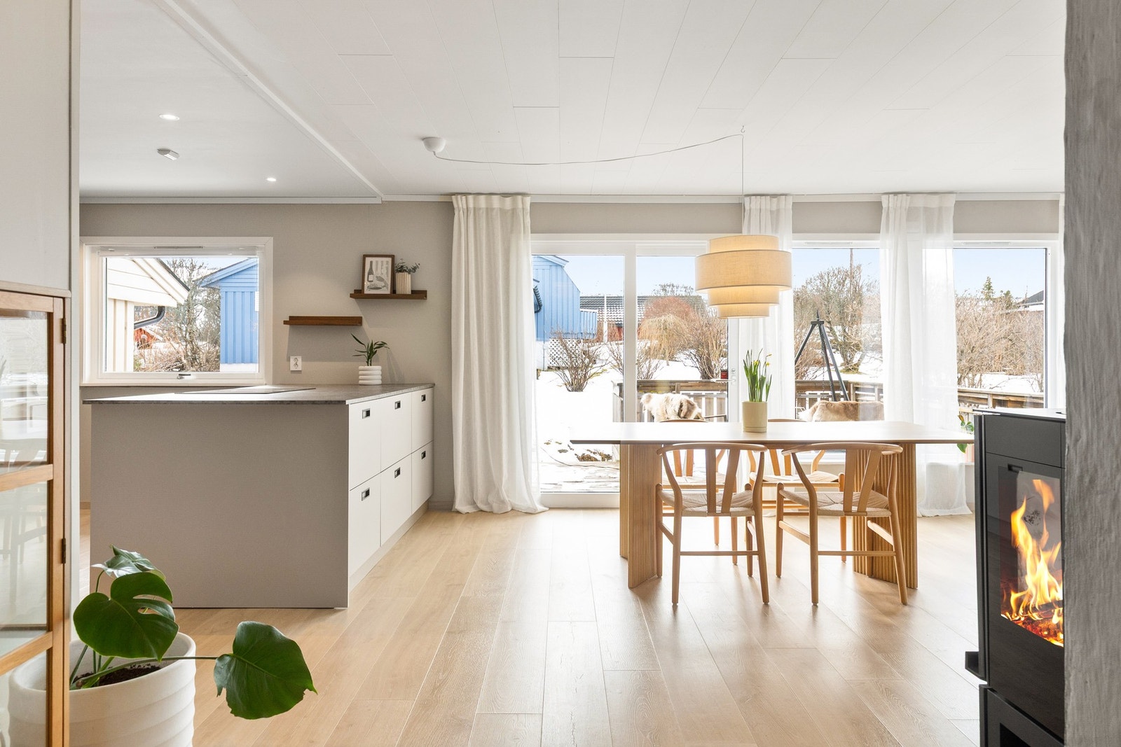 Åpen stue/kjøkken løsning Galleribilde