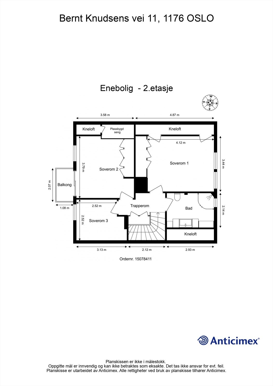 Plantegning - 2. etasje Galleribilde
