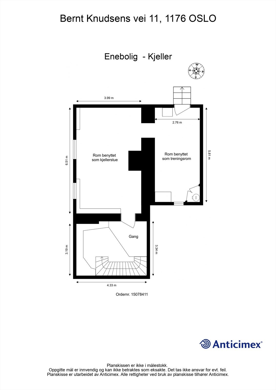 Plantegning - Kjeller Galleribilde