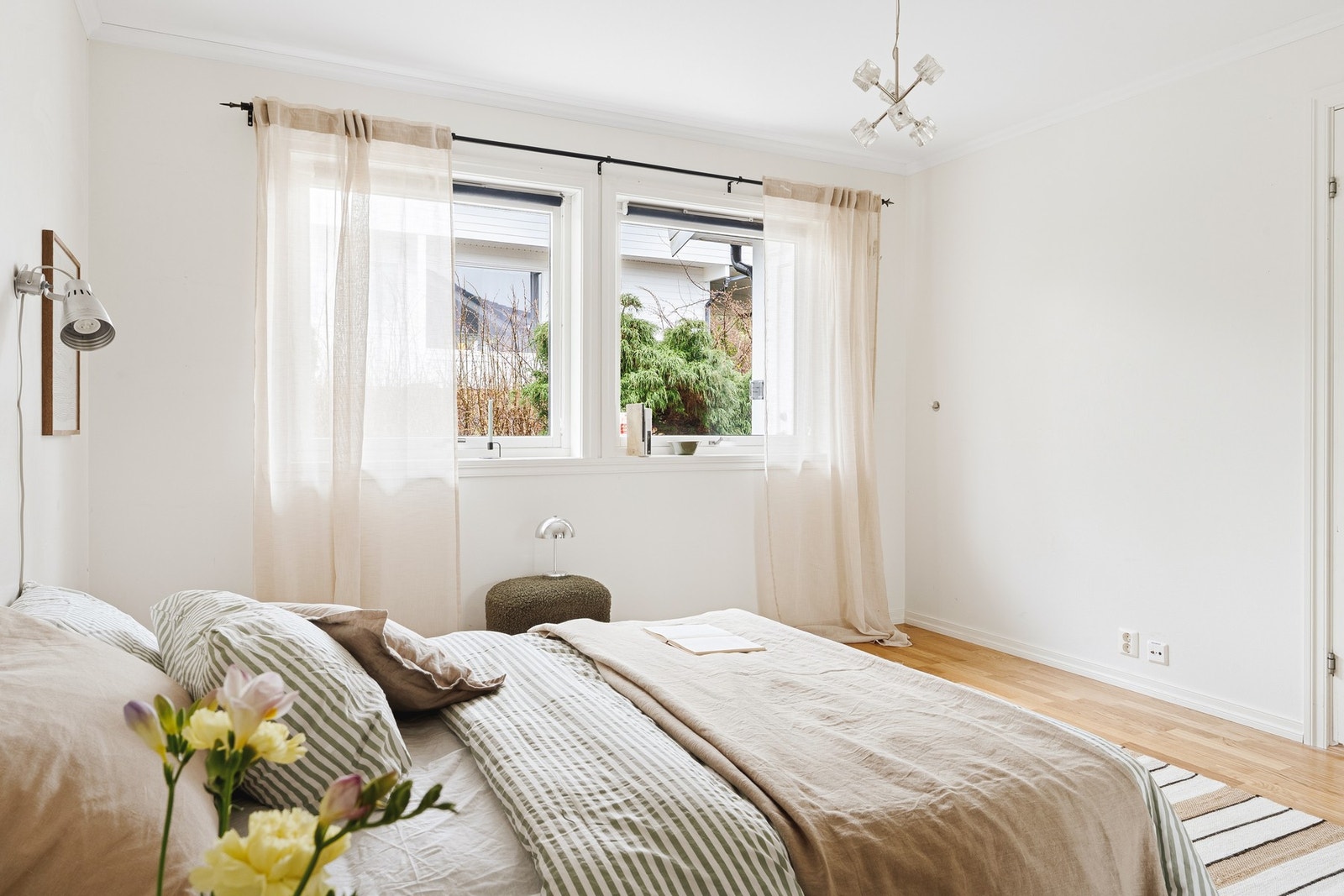 Planløsningen gjør det enkelt å innrede med ønsket møblement. Galleribilde