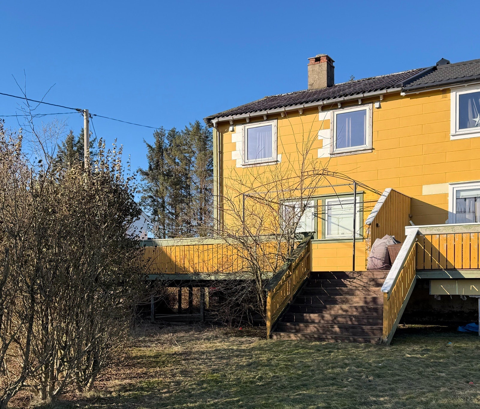 Utgang til egen terrasse Galleribilde