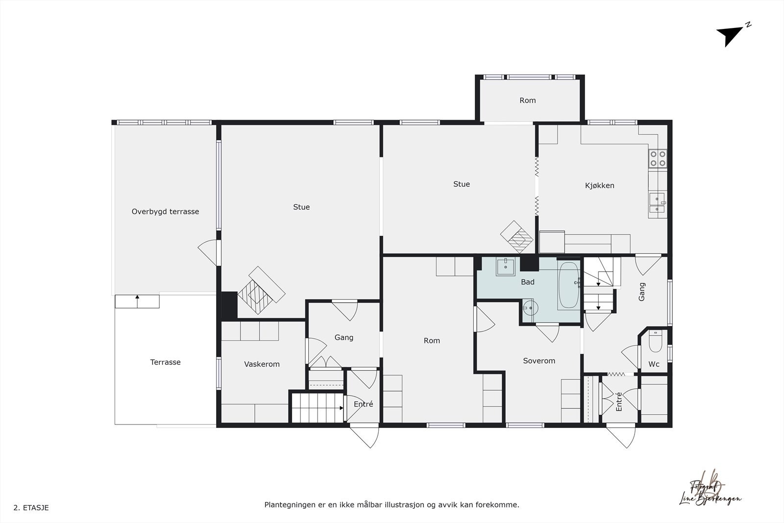 Plantegning Galleribilde