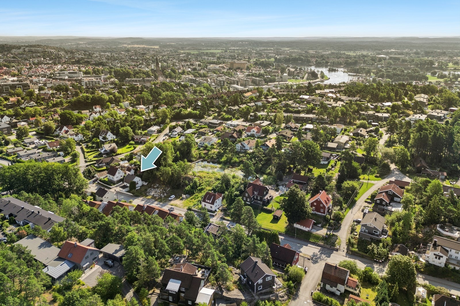Dronebilde Galleribilde