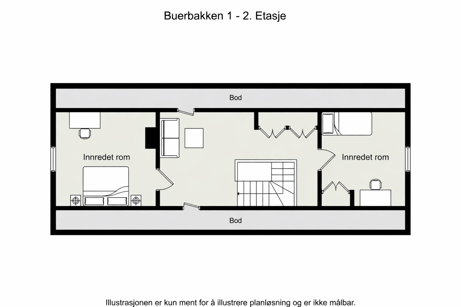 Plantegning 2. etasje Galleribilde