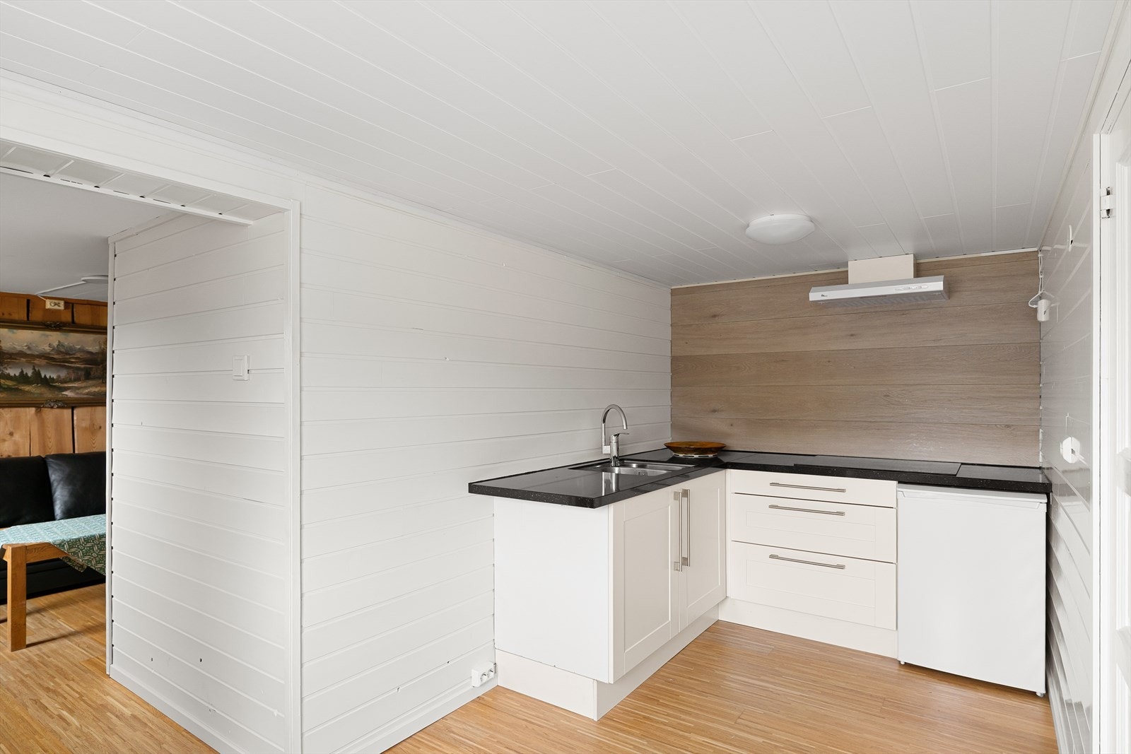 Innredet rom - kjøkken i utg. - ikke godkjent. Galleribilde