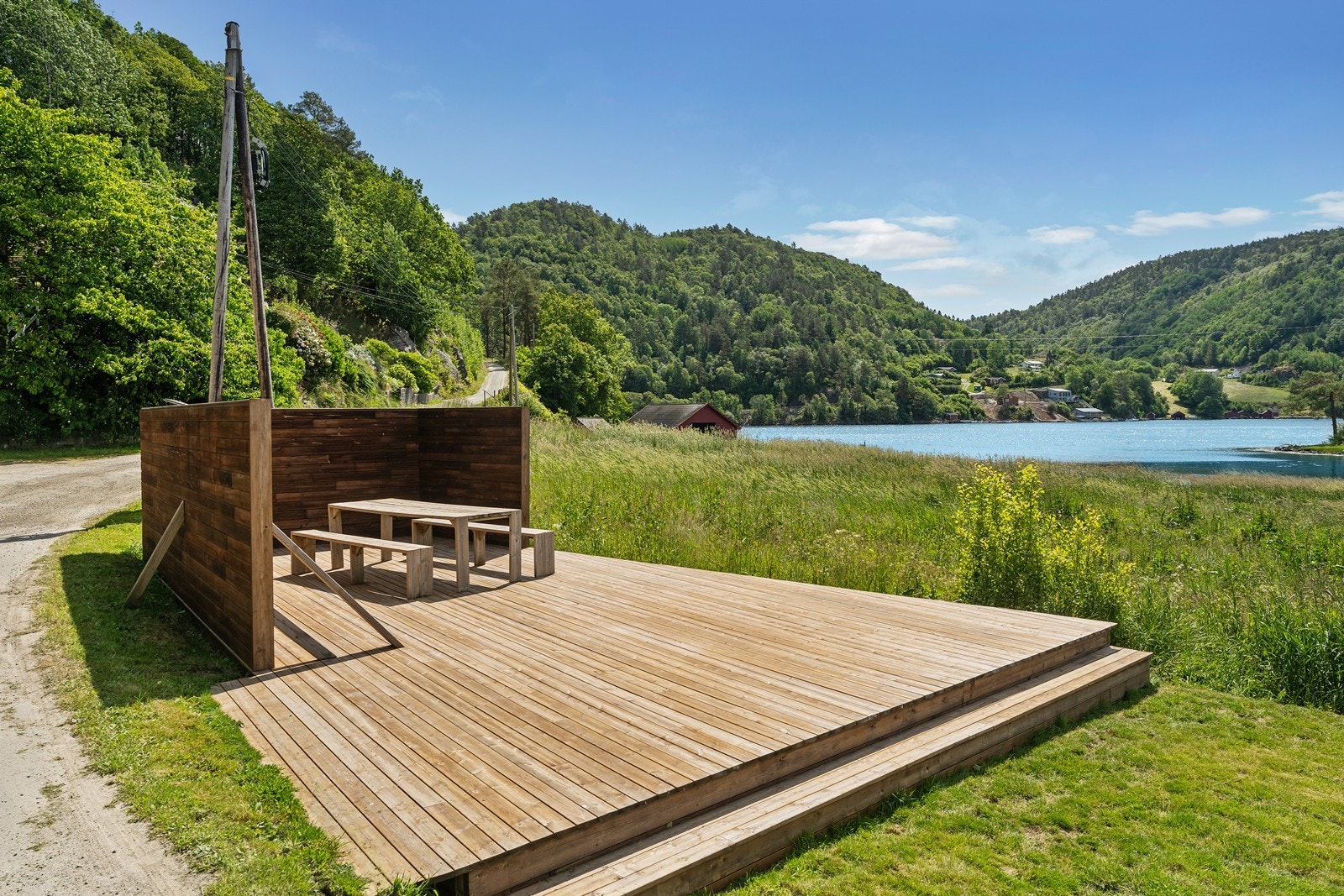 Her kan man sette seg tilbake og nyte Sørlandet på sitt beste Galleribilde