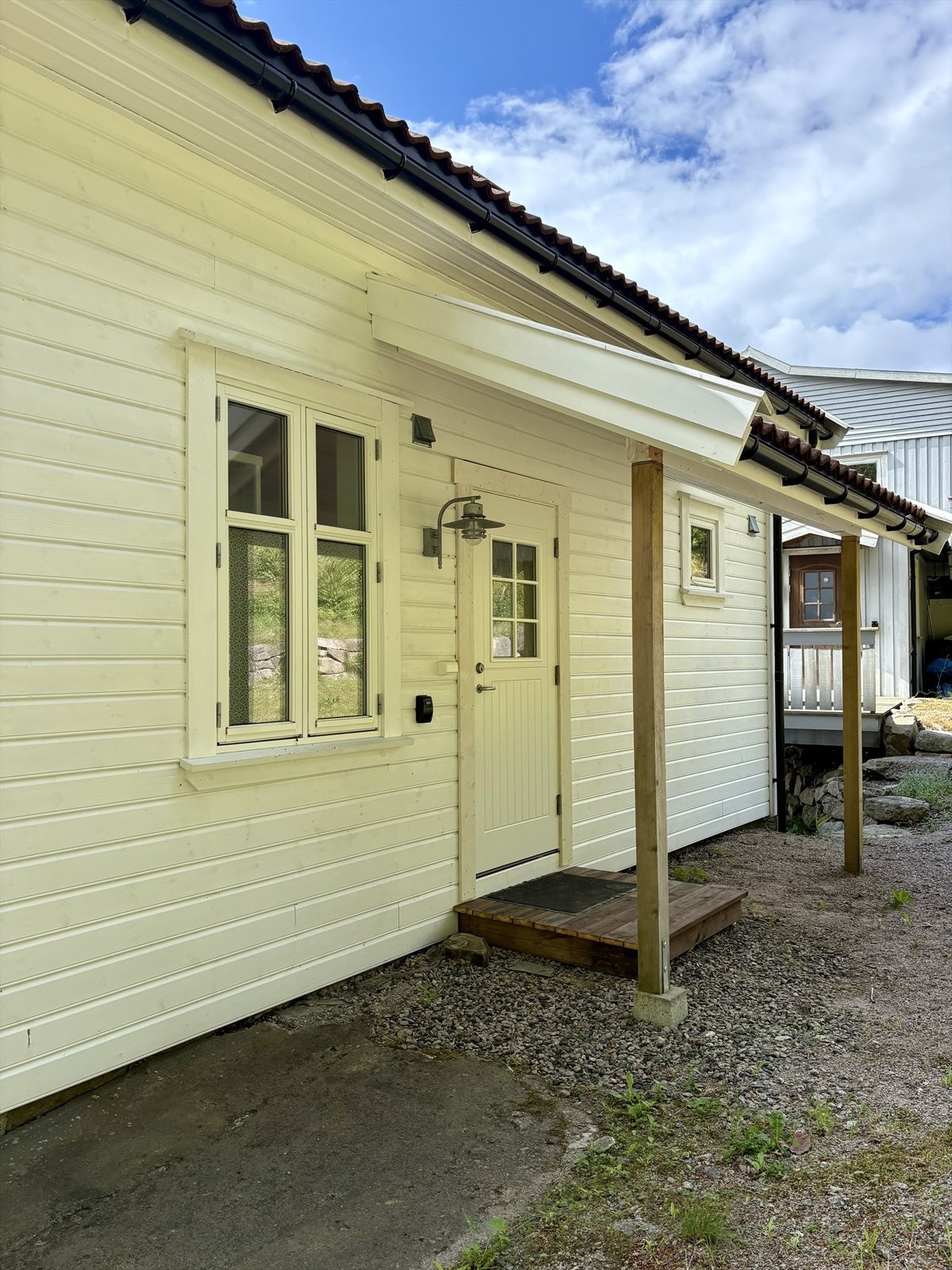 Inngangsparti på boligens bakside Galleribilde