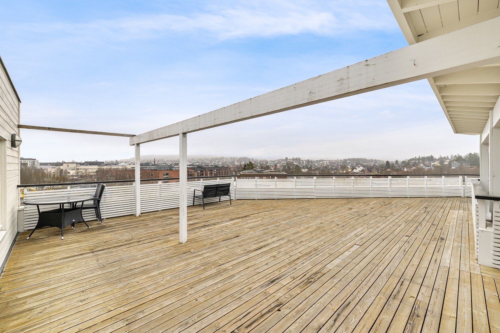Det disponeres en felles takterrasse i bygget. Galleribilde