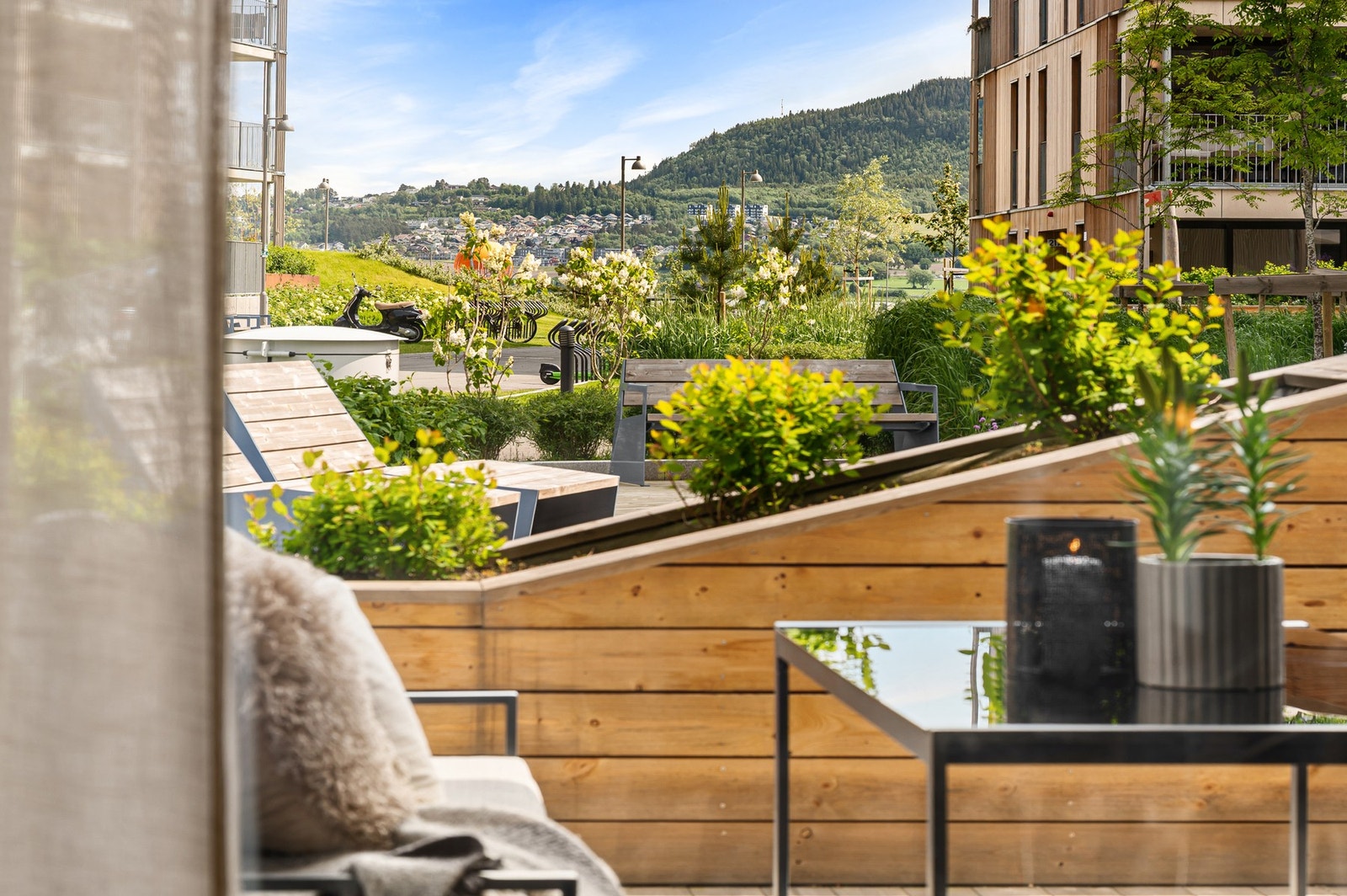 Her bor du et grønt og maritimt miljø uten gjennomgangstrafikk. Galleribilde