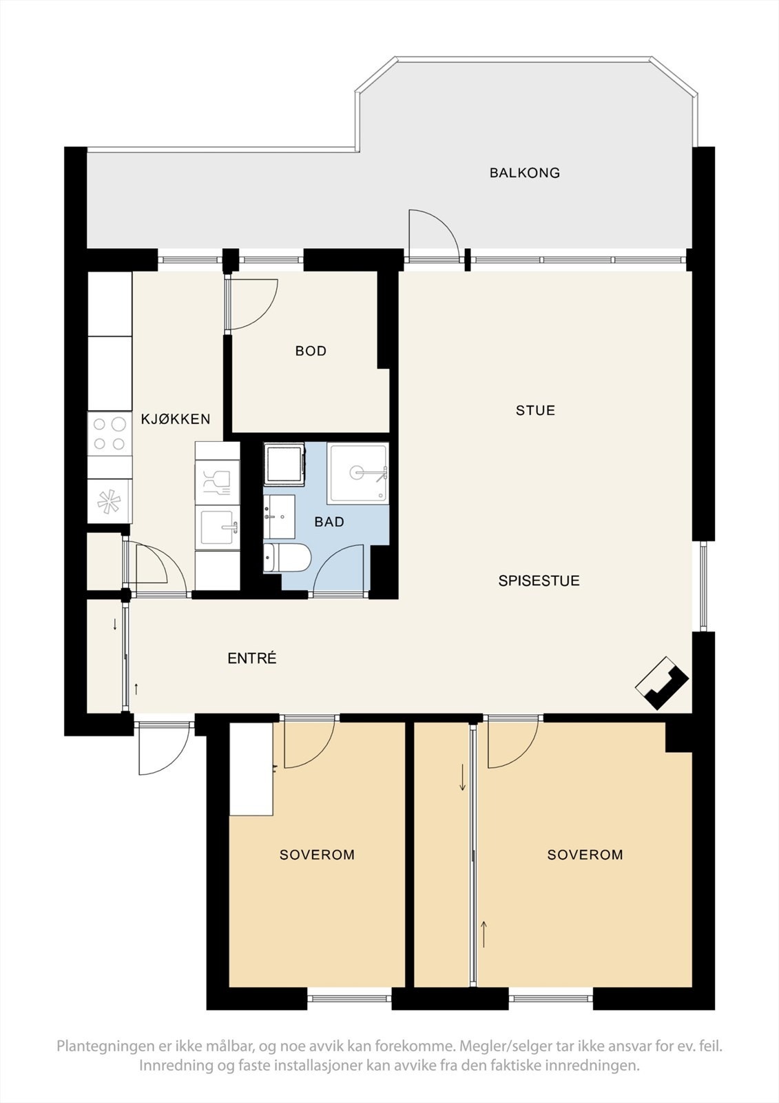 Plantegning Galleribilde