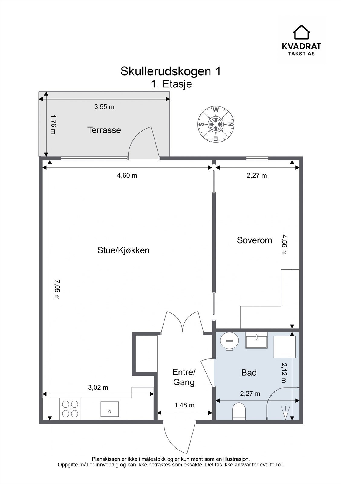 Plantegning (avvik kan forekomme) Galleribilde