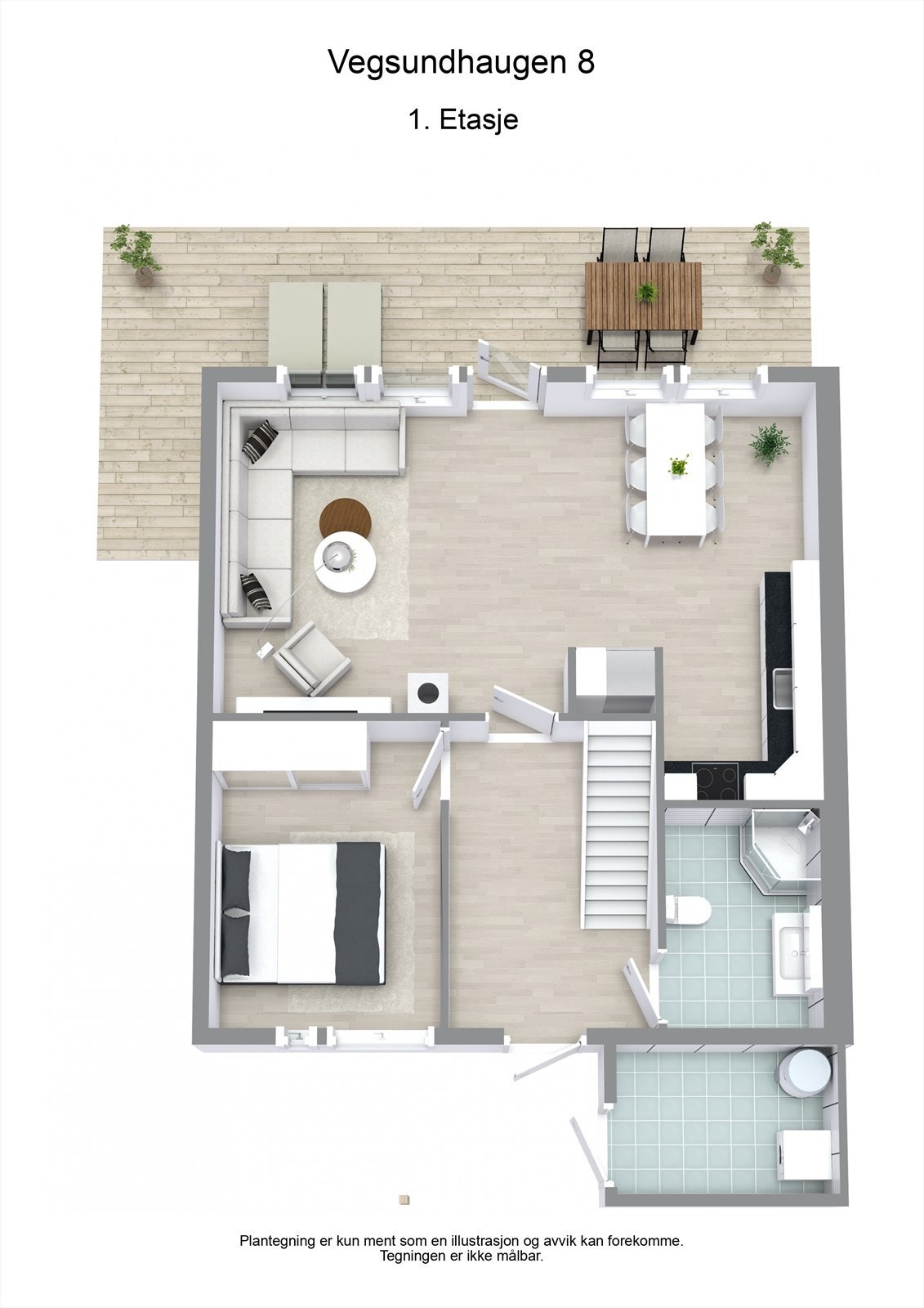 Plantegning 1. etasje. Galleribilde