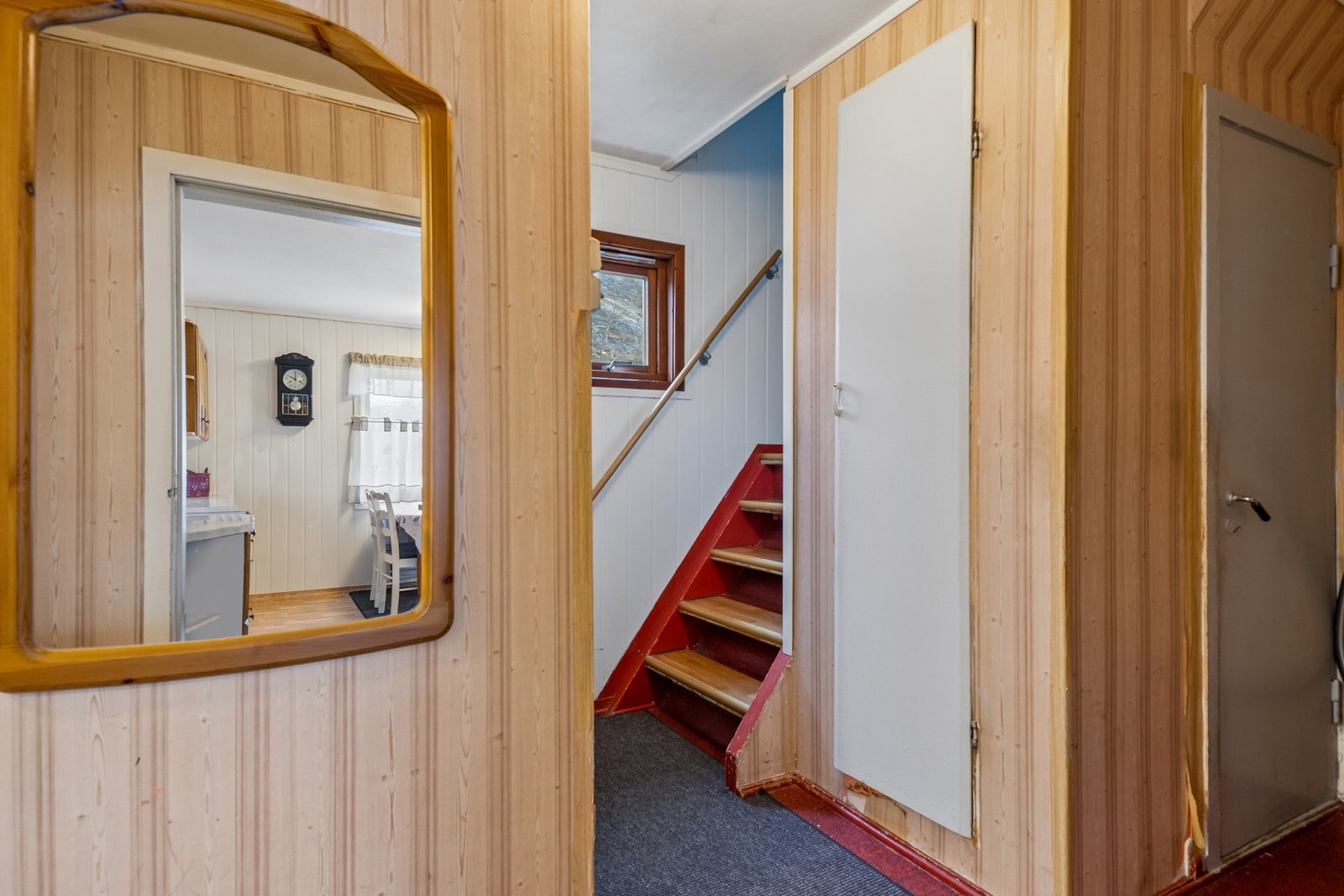 Gangen mellom rommene i 1.etasje. Galleribilde