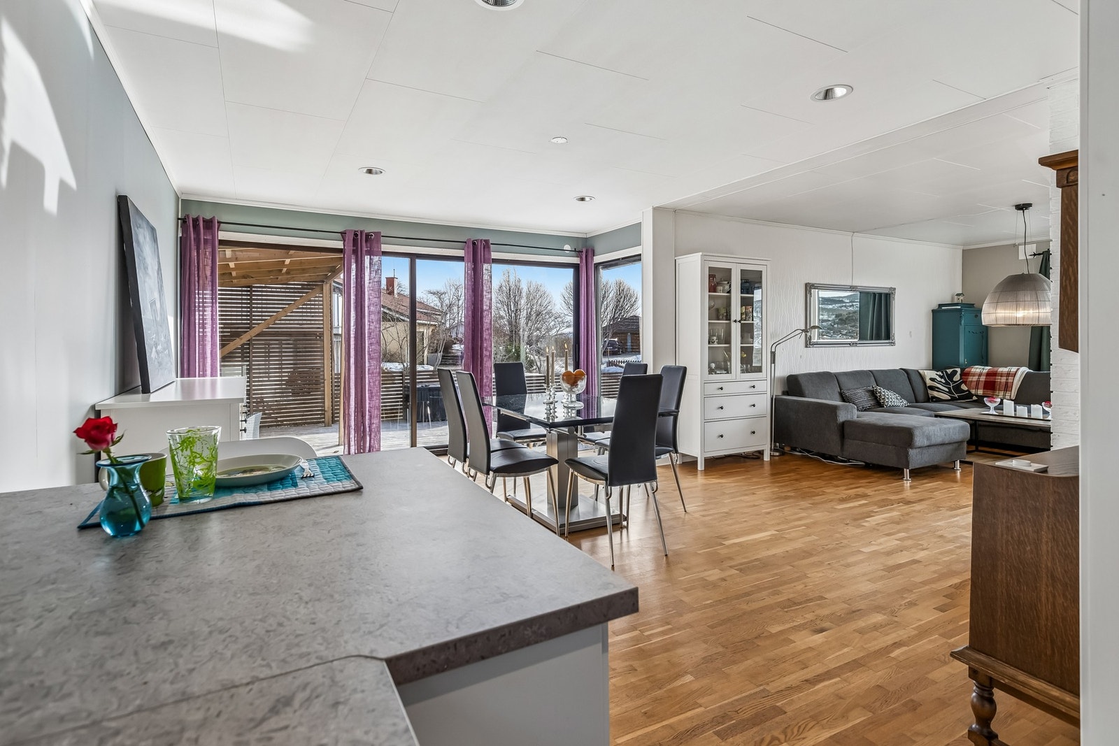 Åpen kjøkken/stueløsning Galleribilde