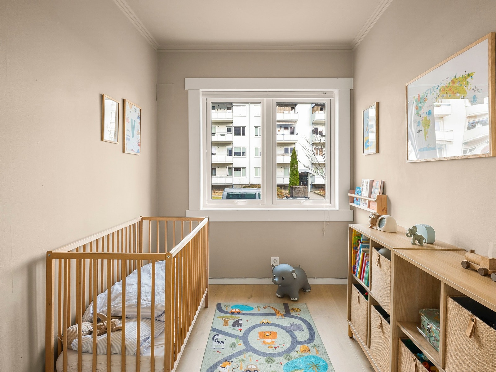 Om du ikke trenger et barnerom, fungerer det utmerket som gjesterom eller hjemmekontor. Galleribilde