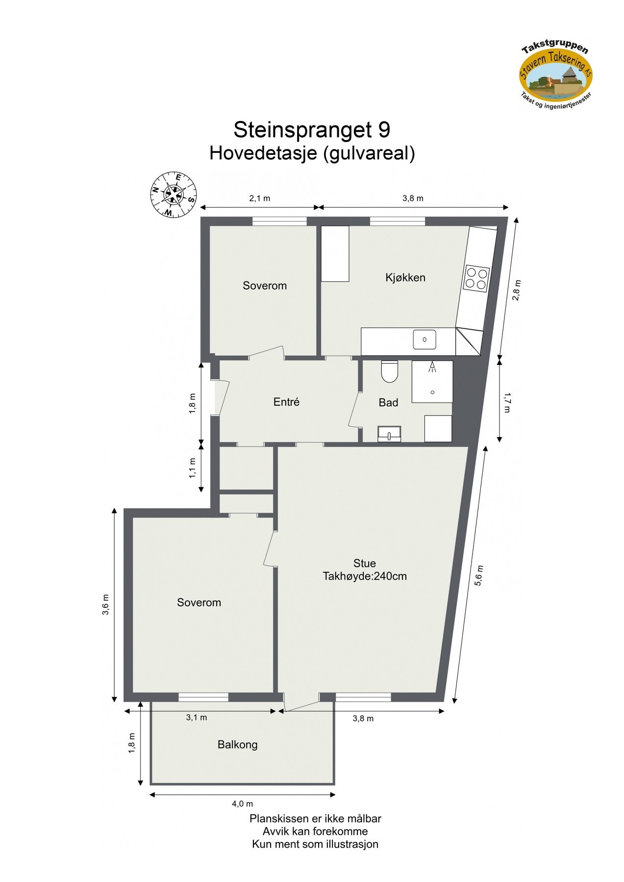 Før vi blar videre ser vi nærmere på boligens planskisse, slik at du får orientert deg litt. I tillegg til innvendige arealer disponerer boligen to kjellerboder og en loftsbod. Galleribilde