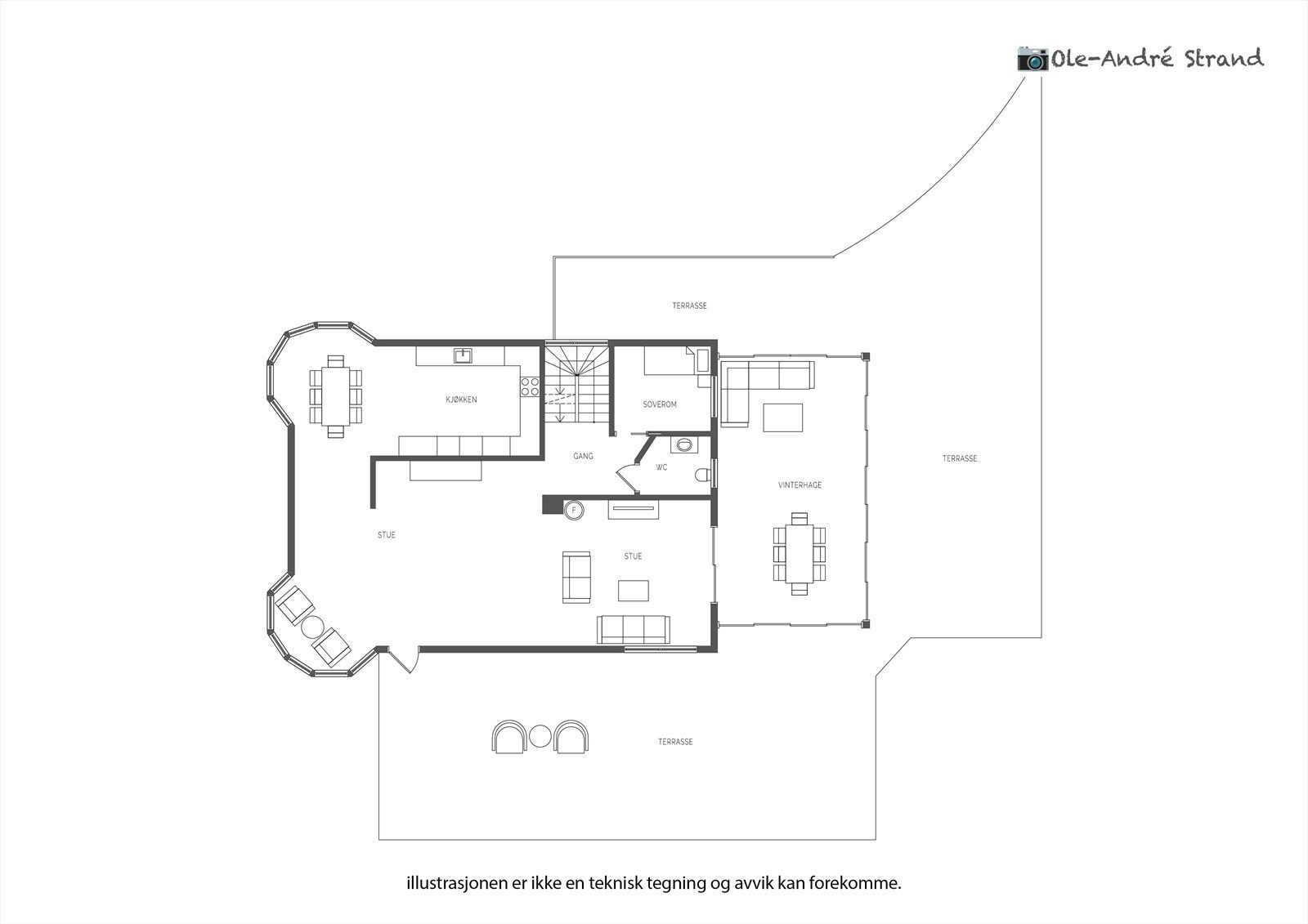 - Plantegning 2. etasje - Galleribilde