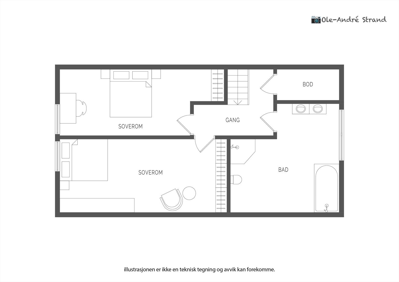 - Plantegning 3. etasje - Galleribilde